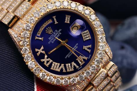 iced out rolex womens|fully iced out Rolex.